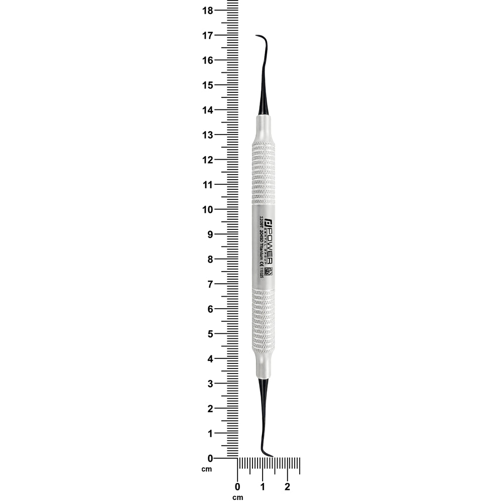 Posterior sickle scaler 204SD showing 170 mm total length