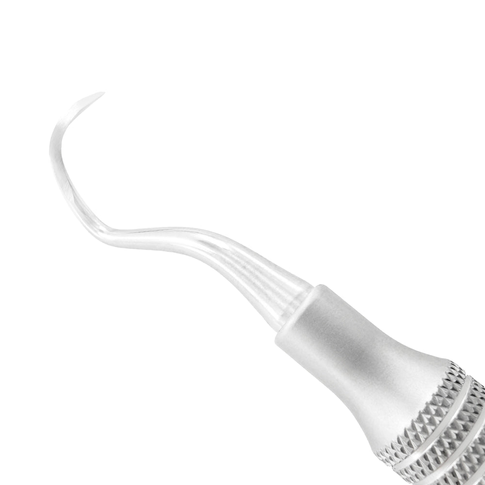 Narrow 1.0 mm blade of posterior sickle scaler Remington 3/4