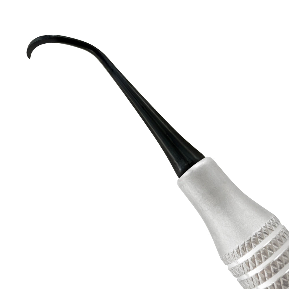N2 Titanium posterior sickle scaler working end close-up