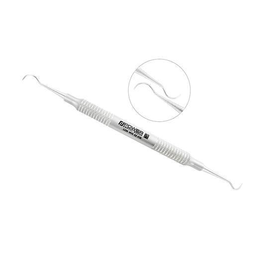 Nevi-3 posterior sickle scaler – slim shank and contra-angled blades