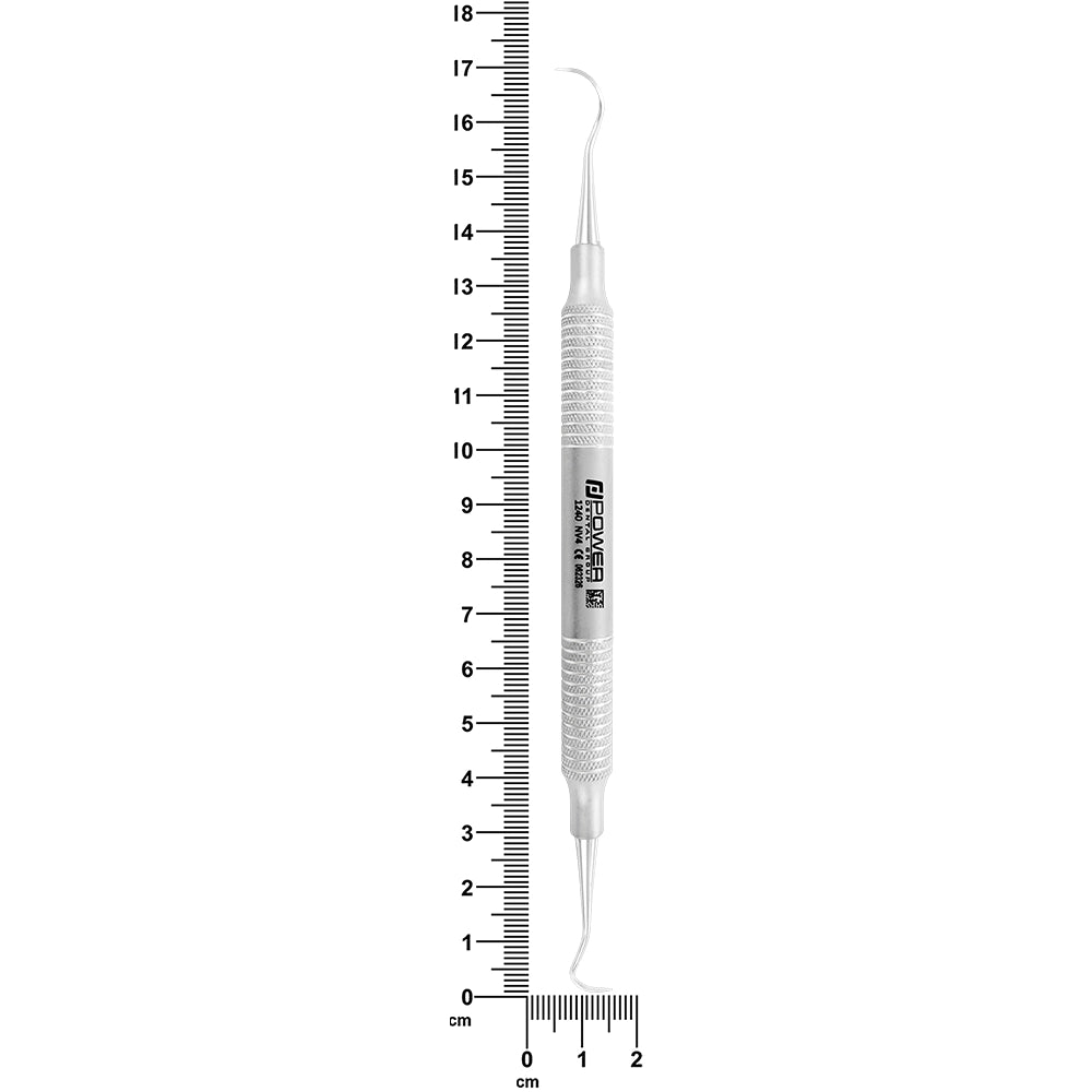 N4 Posterior Sickle Scaler with measurement scale