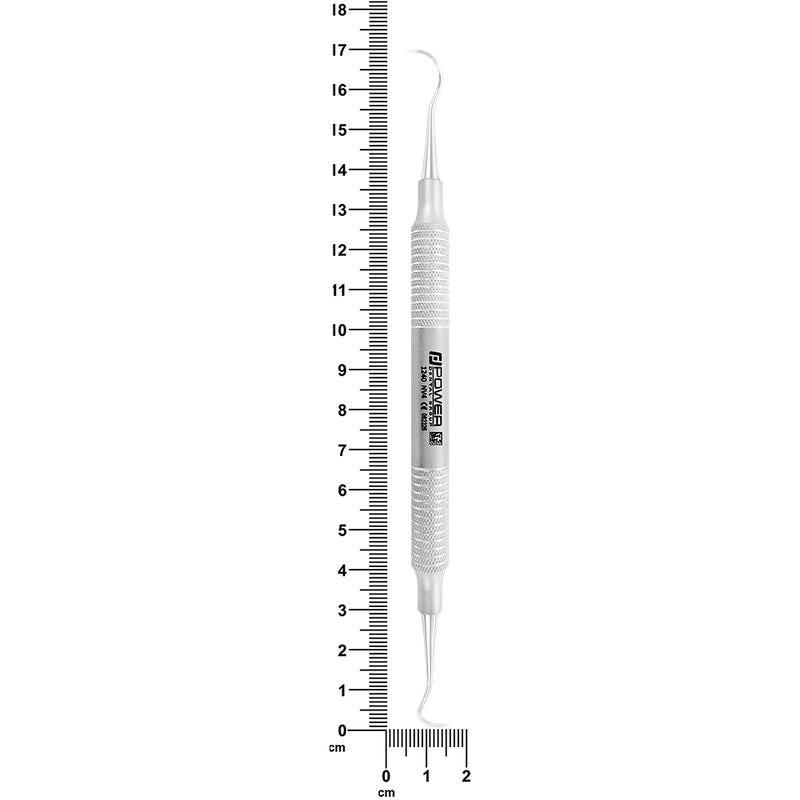 N4 Posterior Sickle Scaler with measurement scale