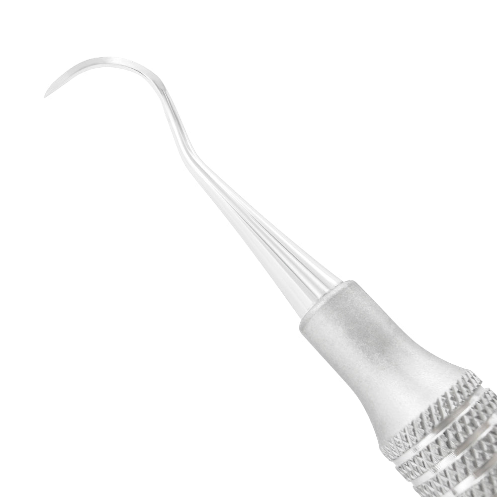 N4 posterior sickle scaler working end close-up