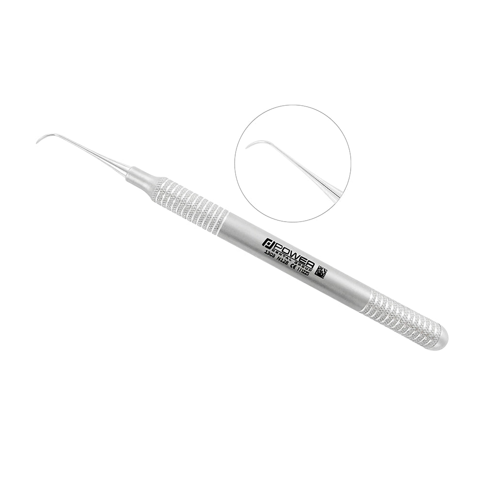 Raspador falciforme anterior N128 – Un solo extremo