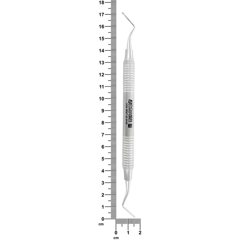 Hirschfeld Periodontal File 3/7 – HF3/7 with ruler showing 17.2 cm overall length