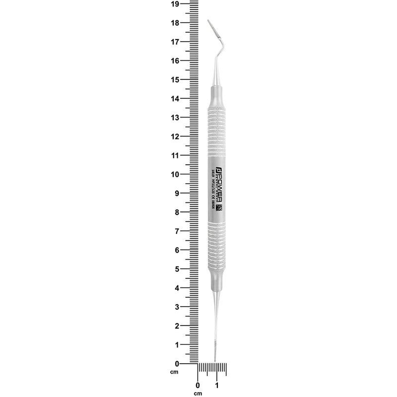 Buck Periodontal File 11/12 – F11/12S with ruler showing 18.2 cm overall length