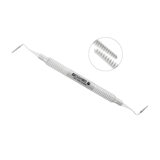 Angled view of the Sugarman Periodontal File 3S/4S – F3/4S with serrated working-end detail