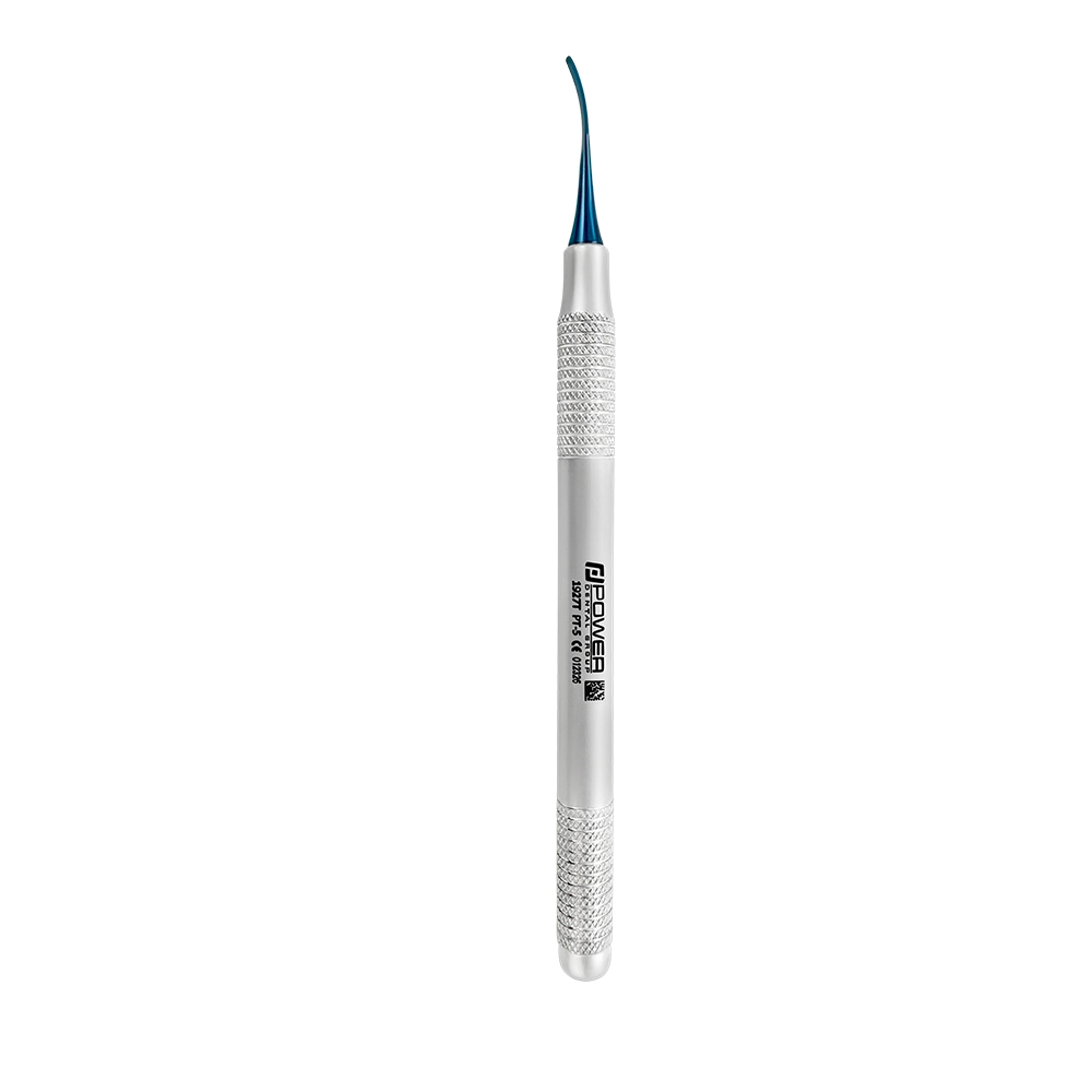 Periotome PT5 PPAEL – Delicate, Serrated, Curved, S/E – Titanium