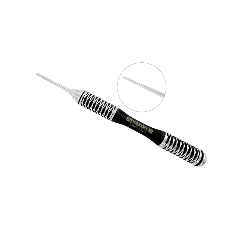 Periotomo Power Flex: recto, de un solo extremo, de titanio 