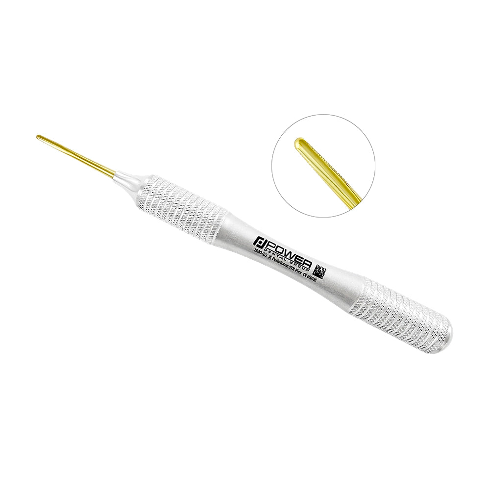 Power Flex Periotome – Straight, Single-Ended, Titanium