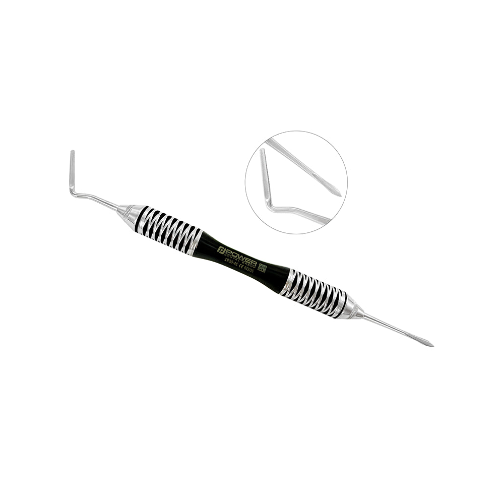 Periotomo Power Flex: recto, de un solo extremo, de titanio 