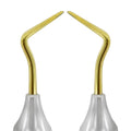 1930-5G Power Flex double-ended periotome mesial distal close up titanium working end for dental extraction