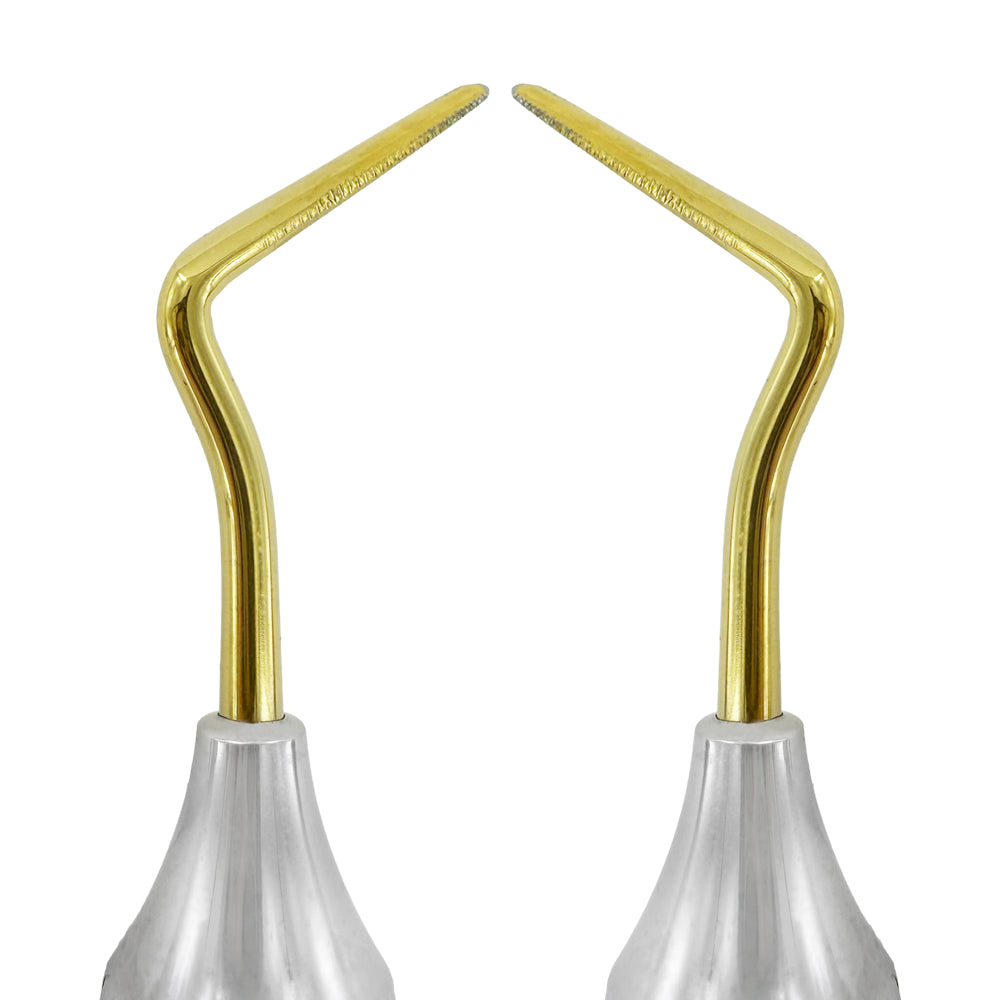 1930-5G Power Flex double-ended periotome mesial distal close up titanium working end for dental extraction
