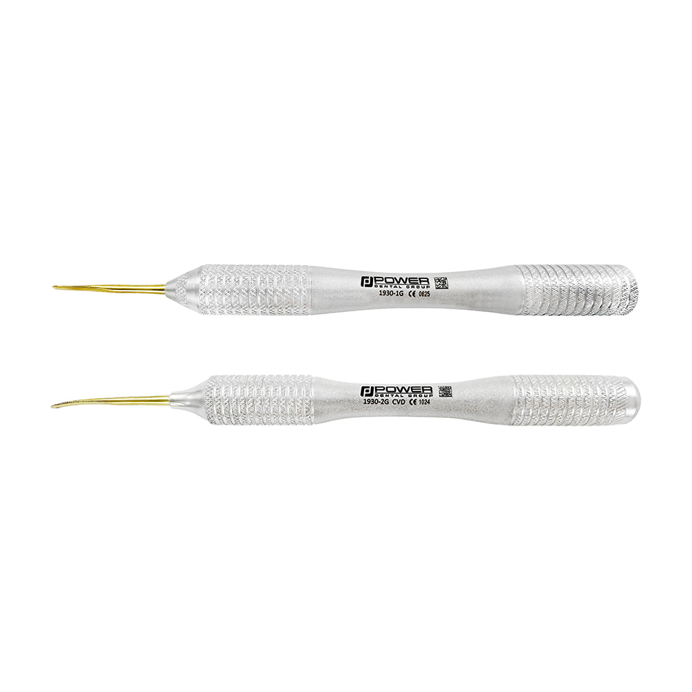 Periotomo Power Flex: recto, de un solo extremo, de titanio 