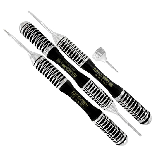 PowerTome Flex Periotome Kit with anterior and posterior root-removal instruments, Premium Black Edition, set of 4