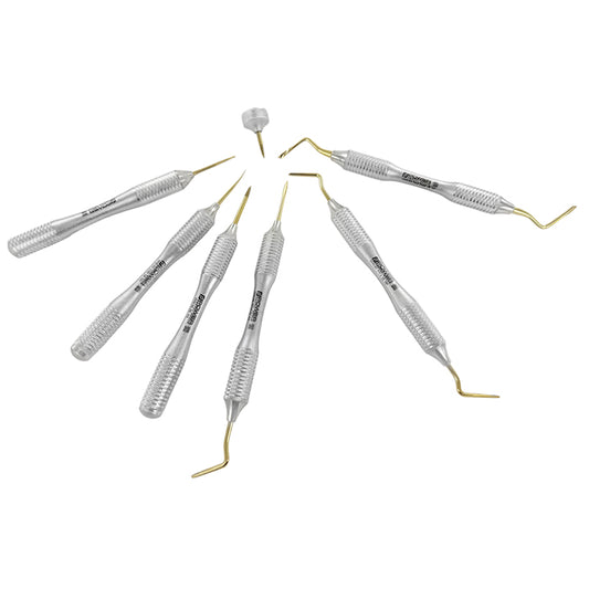 Power Flex Periotome & Root Extraction Kit, Titanium – Set of 8