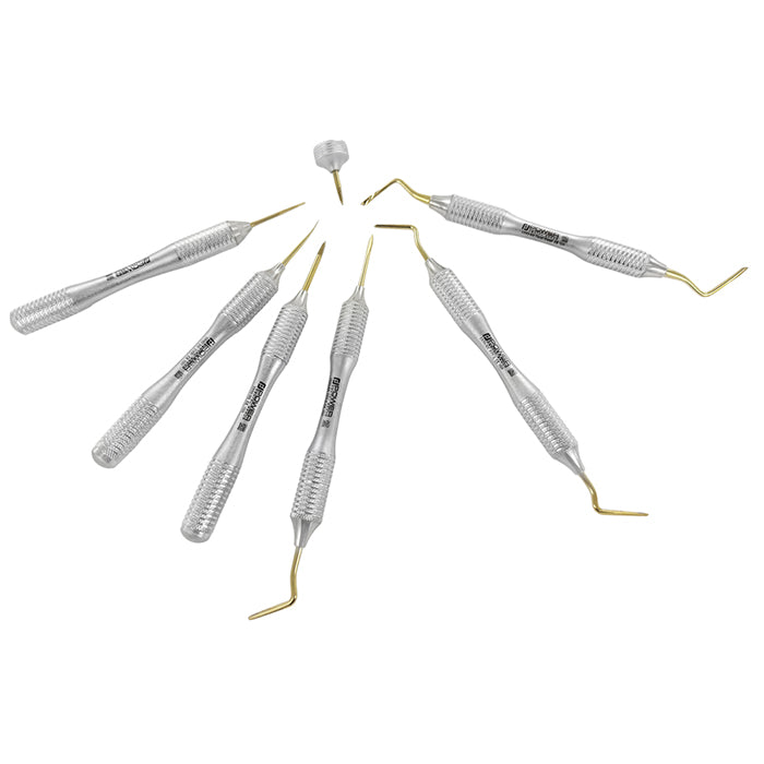 Power Flex Periotome & Root Extraction Kit, Titanium – Set of 8