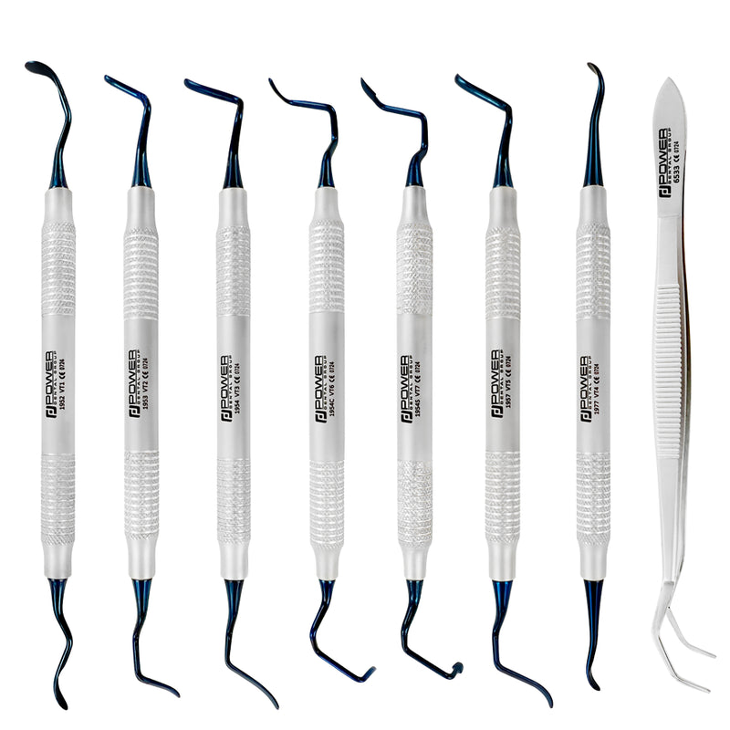 Kit de procédure de tunnelisation Power VT – Titane, ensemble de 8