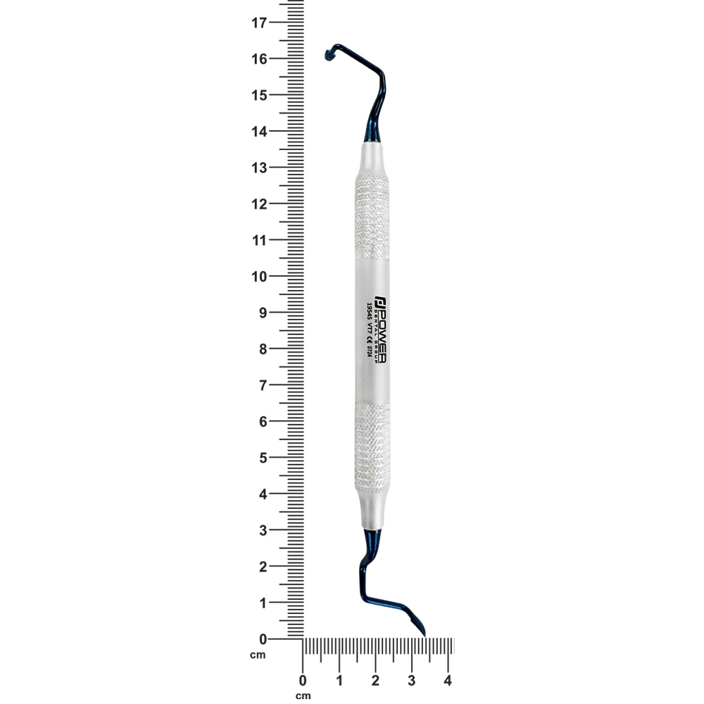 Instrumento de tunelización Power VT-7 – Punta de pala para papila Dr. Juluri, titanio