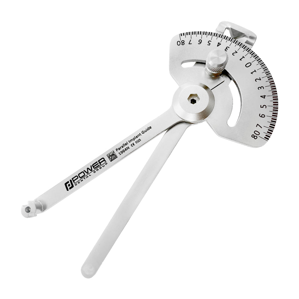 Power Implant Parallel Guide 3N with dual-sided 0–80 mm scale, main view