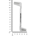 Dimensions of Power Self-Centering Implant Guide for posterior implant placement, 9-15 mm