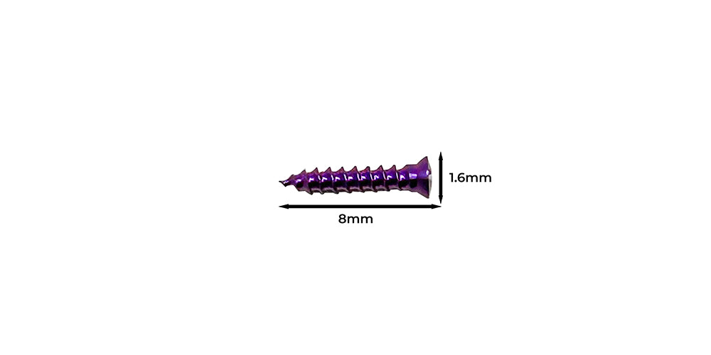 GBR FIX SCREW 1.6 X 8 mm