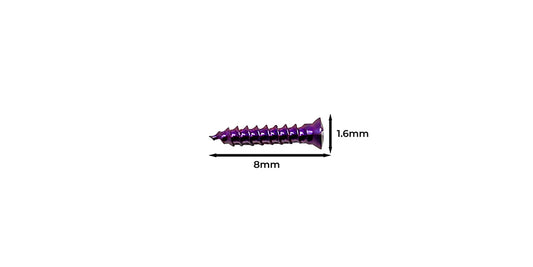 GBR FIX SCREW 1.6 X 8 mm