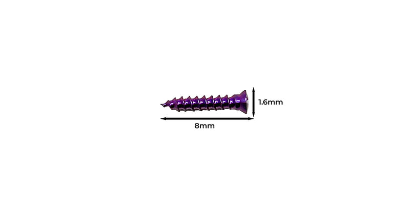 GBR FIX SCREW 1.6 X 8 mm