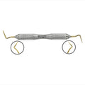 Kit de periotomo Power Flex (anterior y posterior), titanio, juego de 4 