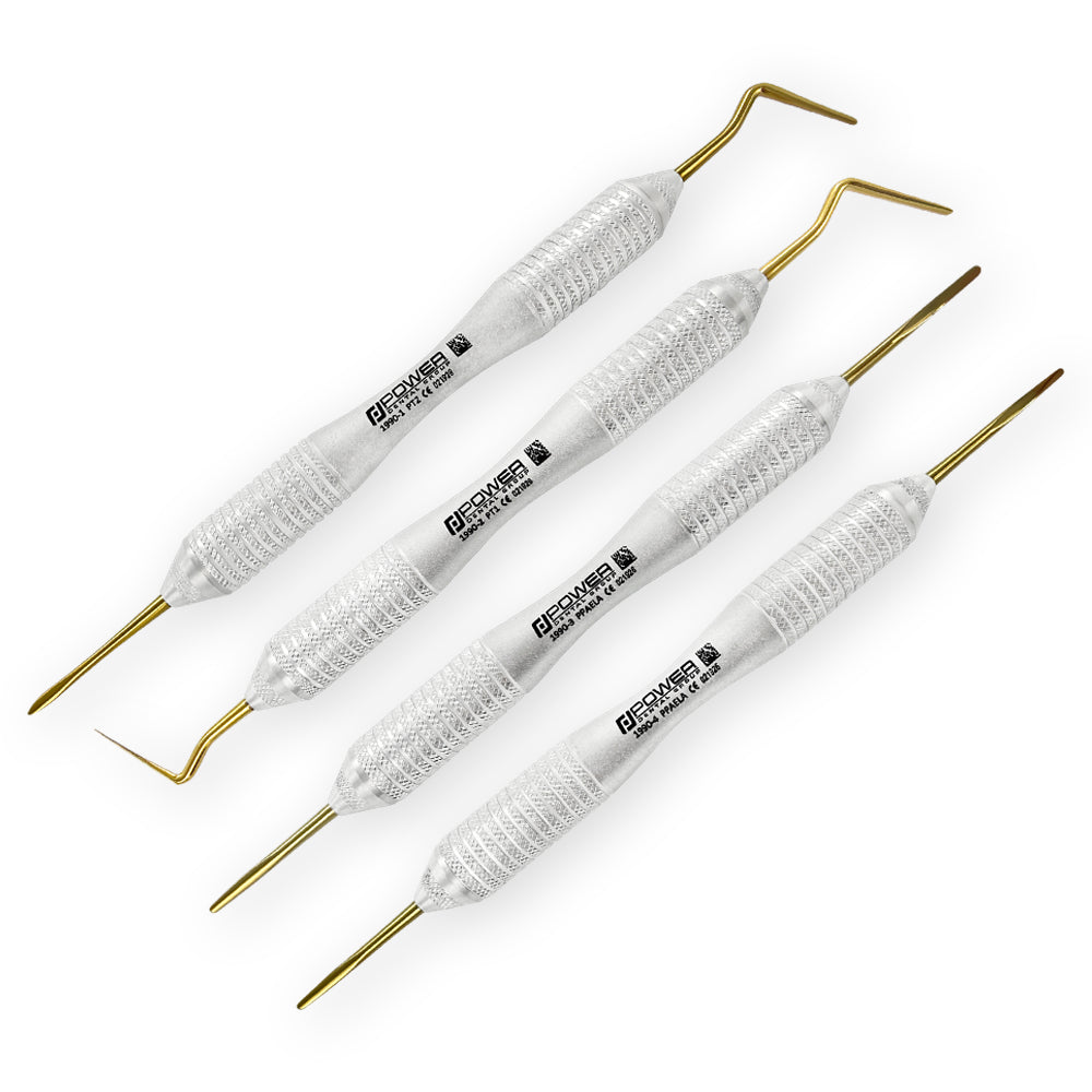 Power Flex Periotome Kit – Anterior & Posterior, Titanium, Set of 4