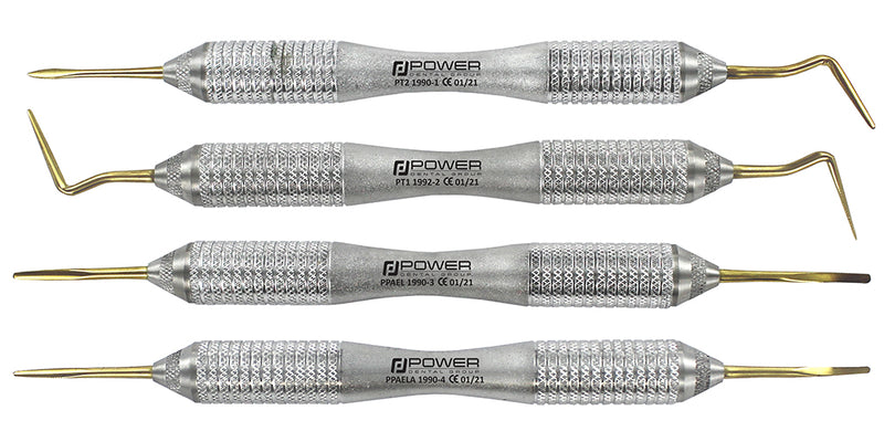 Power Flex Periotome Kit, Titanium – Set of 4