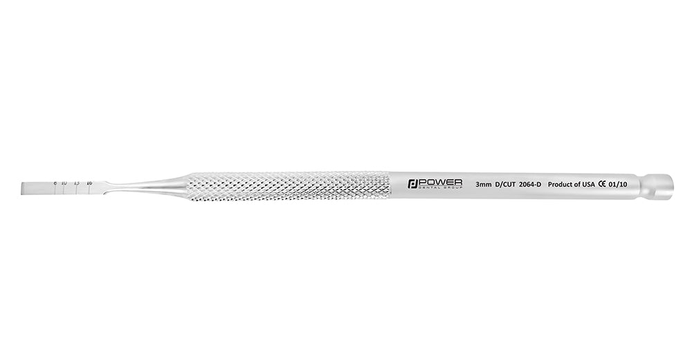 Split Chisel Ridge Split Chisel 3 mm Double Cut (8-10-13-16 mm) – Power Dental Group