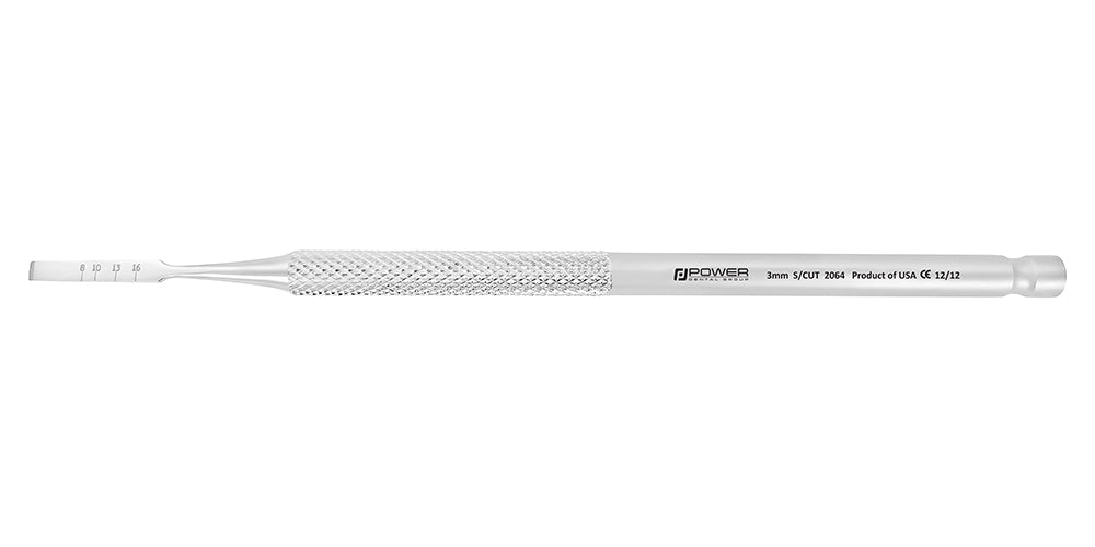 Ridge Split Chisel 3 mm Single / Cut (8-10-13-16 mm) – Power Dental Group