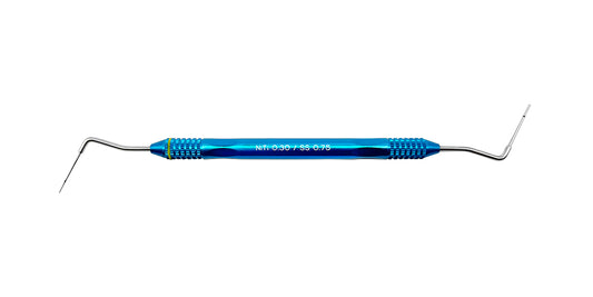 NiTi Endo Plugger 0.30 / Stainless, 0.75 mm, Blue Handle