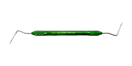 NiTi Endo Plugger 0.75 / Stainless, 1.30 mm, Green Handle