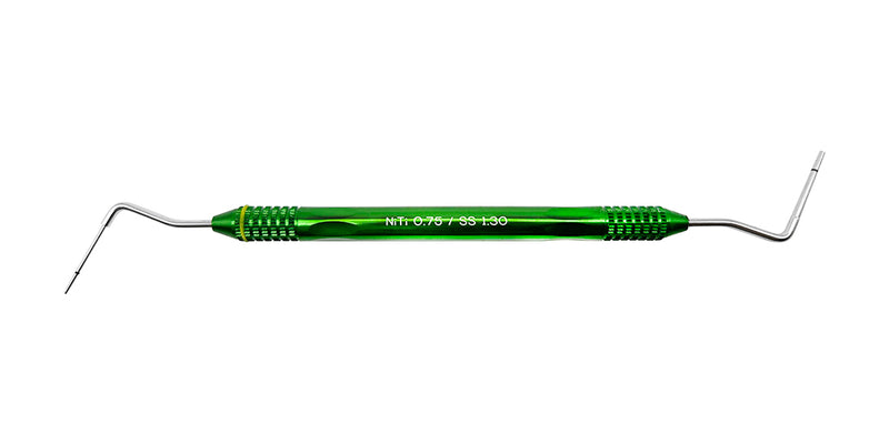 NiTi Endo Plugger 0.75 / Stainless, 1.30 mm, Green Handle