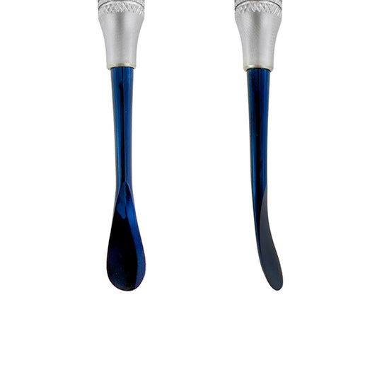 Rounded blue titanium working end Molt #9 periosteal elevator