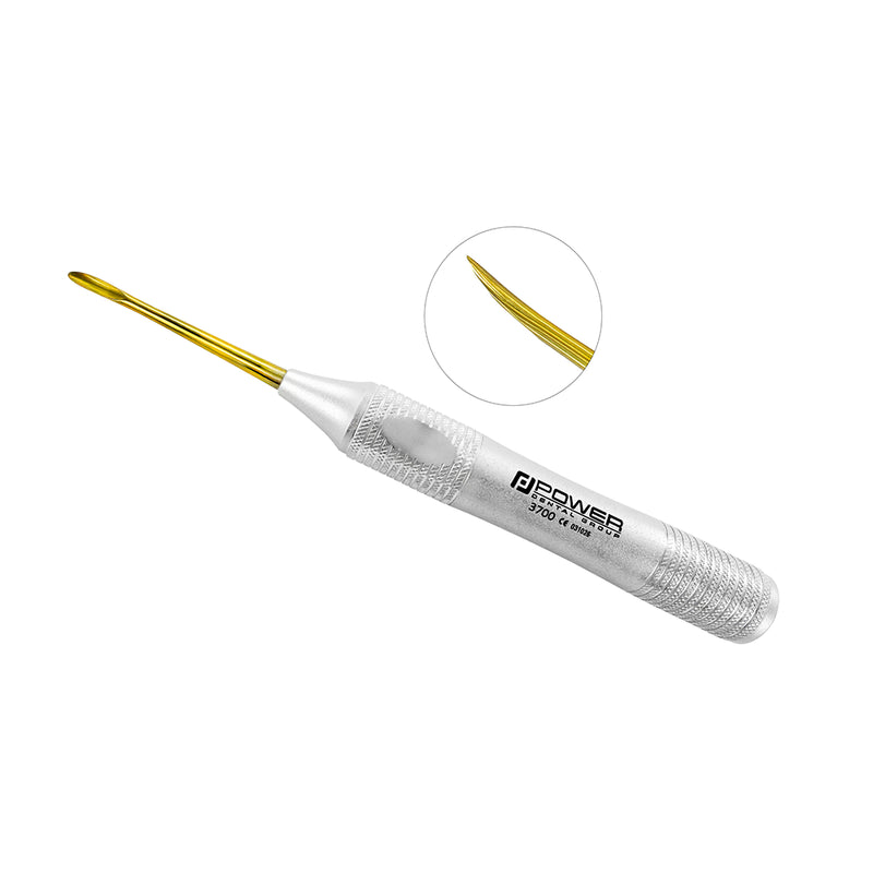 Power Rosenbaum 3rd Molar Elevator – Concave Curved 3.5 mm, Titanium