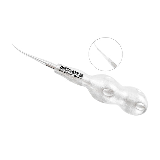 Luxator – Curved, 2 mm with ergonomic Snowman handle
