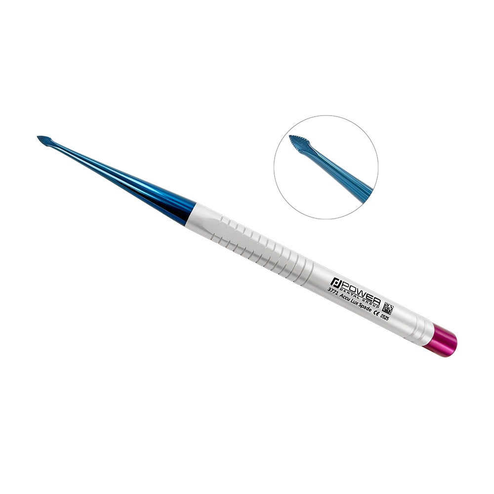 Élévateur à bêche Accu Lux-Tome en titane dentelé