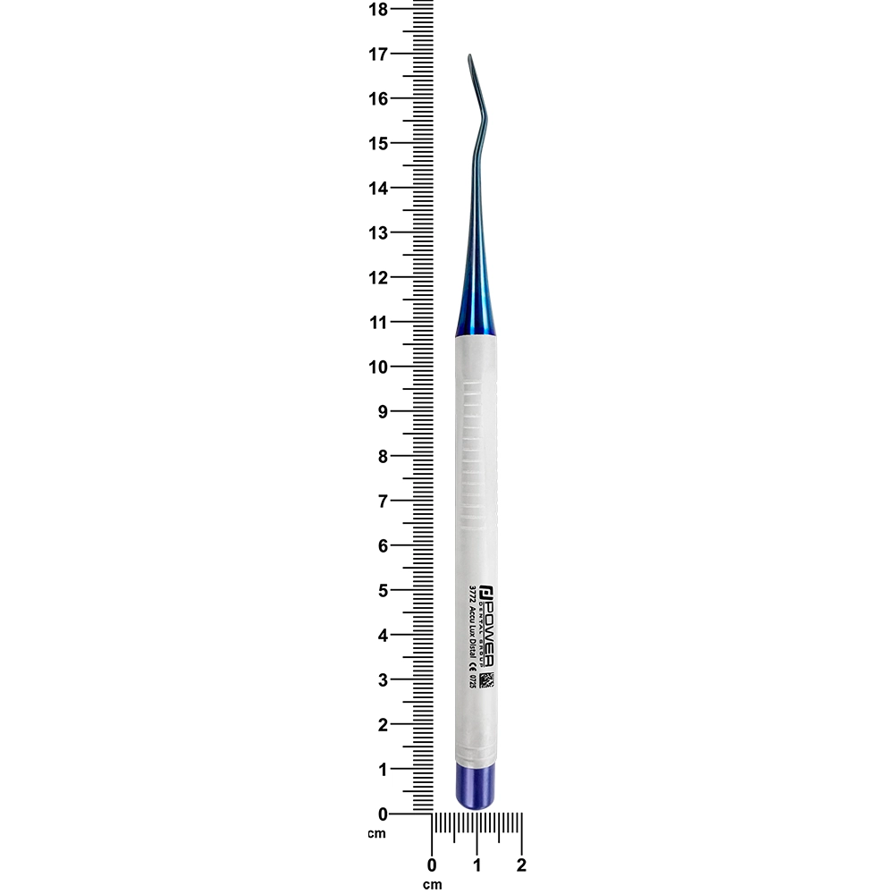 Accu Lux-Tome Luxating Elevator – Distal, Serrated, Titanium