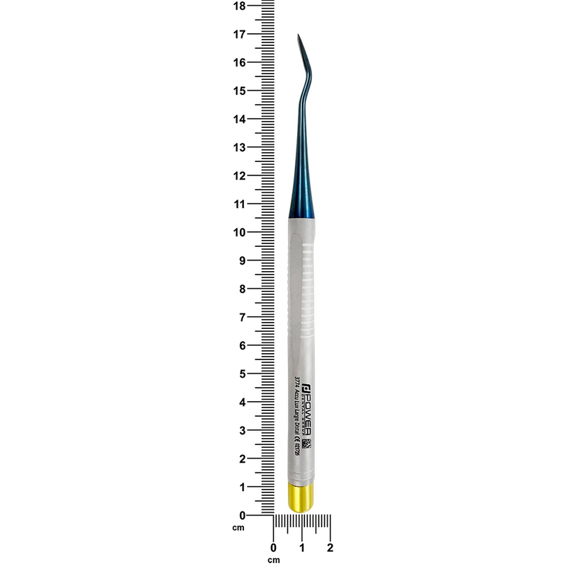 Accu Lux-Tome Luxating Elevator – Large Distal, Serrated, Titanium