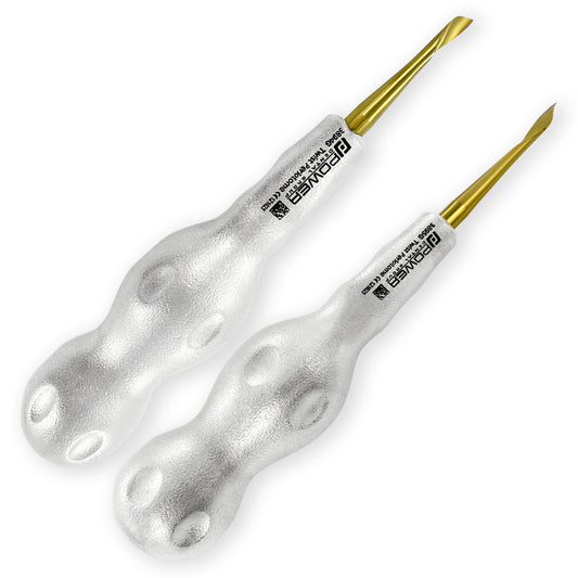 Power Twist Anterior Periotome Kit – 4 mm STR L/R, Titanium, Set of 2