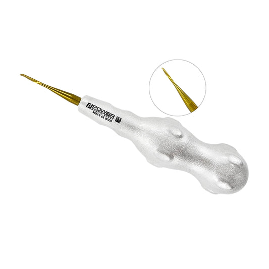 Power Twist Root Tip Pick – 2 mm, Straight Left, Titanium