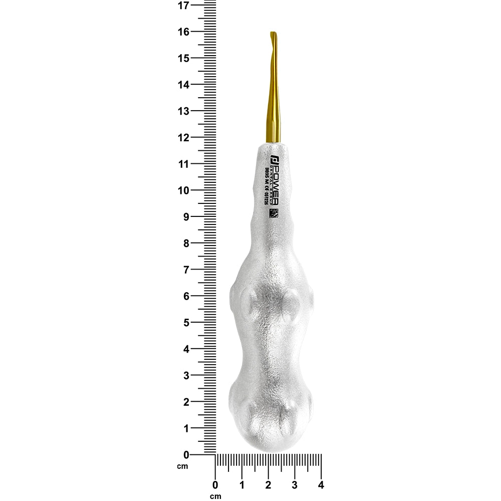 Power Twist Root Tip Pick – 3 mm, Straight Right, Titanium