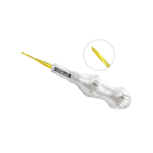 Power Twist Root Tip Pick – 2 mm, Straight Right, Titanium