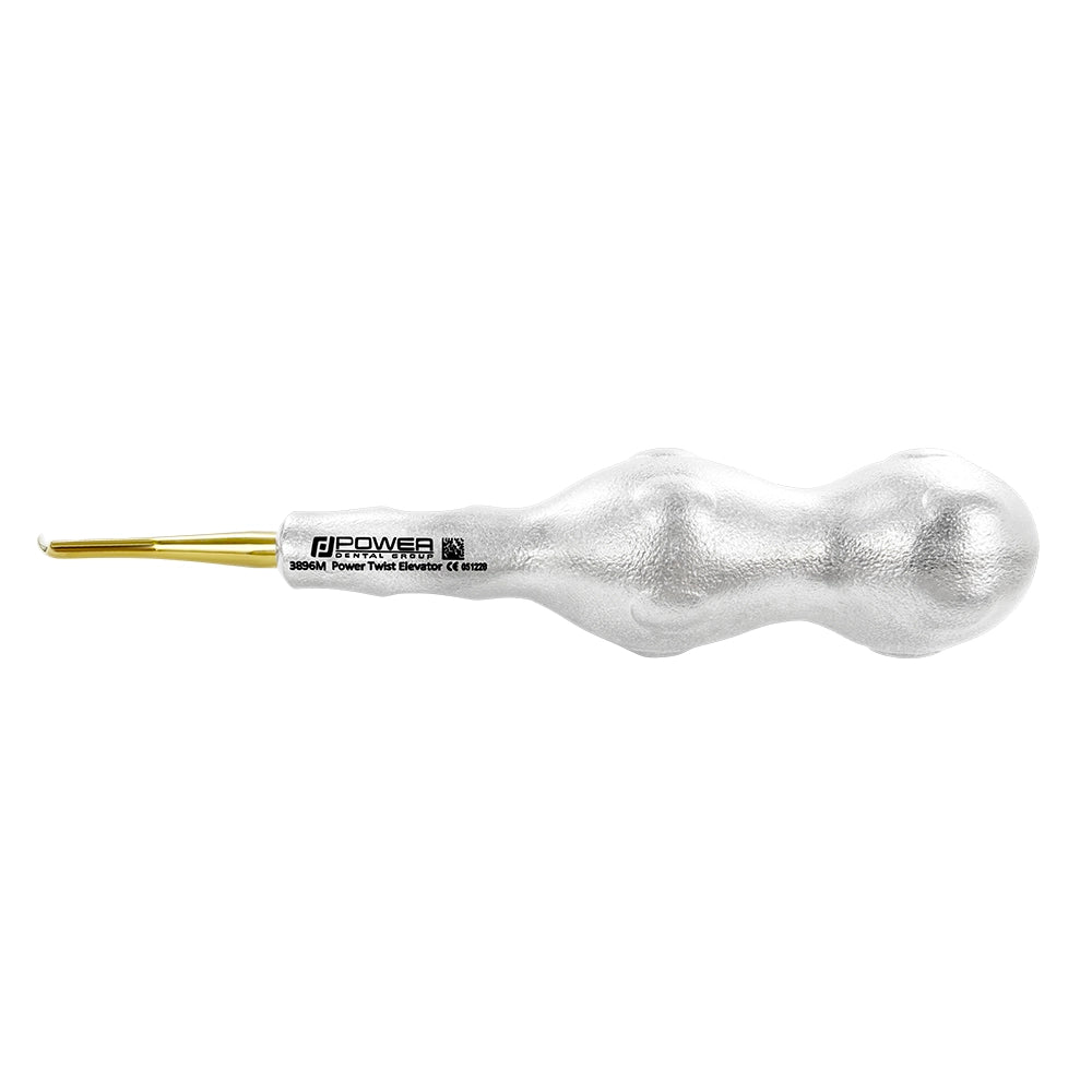 Pince à racines Power Twist 3 mm, courbée à gauche, en titane