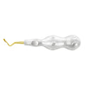 Púa Power Twist Root Tip de 3 mm, curvada a la izquierda, de titanio
