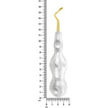 Púa Power Twist Root Tip de 3 mm, curvada a la izquierda, de titanio