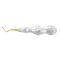 Púa Power Twist Root Tip de 2 mm, curvada a la izquierda, de titanio